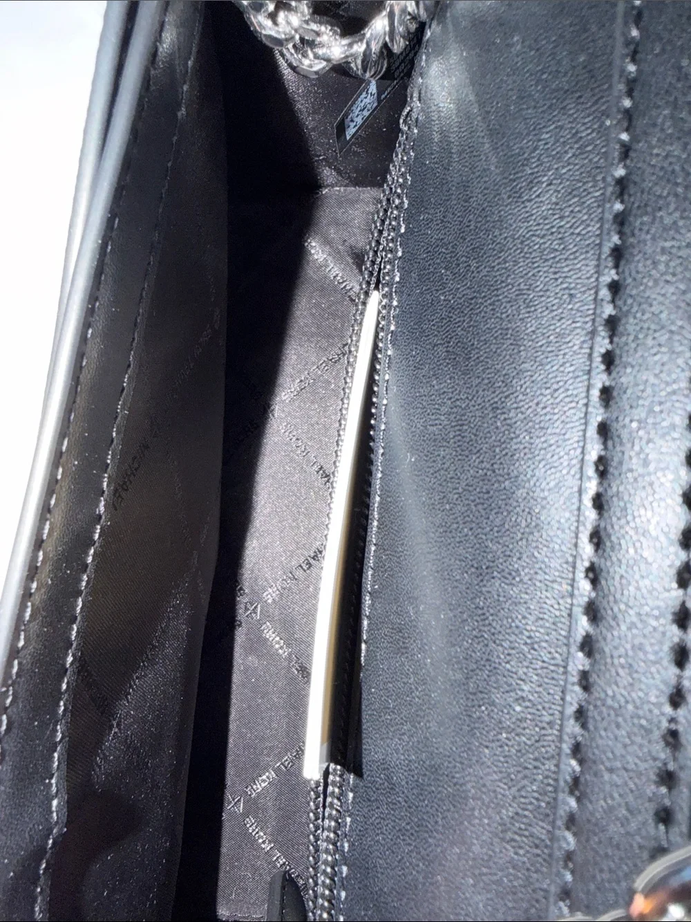 Michael Kors Charcoal/Black MK Continental Wallet